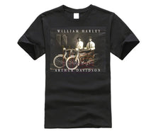 Load image into Gallery viewer, William Harley &amp; Arthur Davidson on Their Motorcycles, T-Shirt, All Sizes NWT Mens 2019 fashion Brand T Shirt O-Neck 100%cotton
