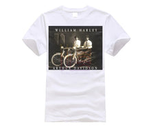 Load image into Gallery viewer, William Harley &amp; Arthur Davidson on Their Motorcycles, T-Shirt, All Sizes NWT Mens 2019 fashion Brand T Shirt O-Neck 100%cotton
