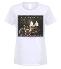 Load image into Gallery viewer, William Harley &amp; Arthur Davidson on Their Motorcycles, T-Shirt, All Sizes NWT Mens 2019 fashion Brand T Shirt O-Neck 100%cotton
