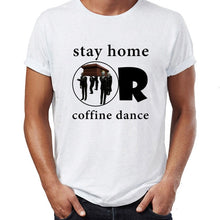 Load image into Gallery viewer, Men's T Shirt Coffin Dance Meme Dancing Pallbearers Abby Artwork Art Printed Tee funny basic Short-sleeved stay home or dance
