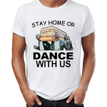 Load image into Gallery viewer, Men's T Shirt Coffin Dance Meme Dancing Pallbearers Abby Artwork Art Printed Tee funny basic Short-sleeved stay home or dance
