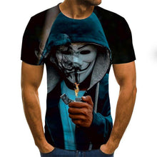 Load image into Gallery viewer, Hot Sale Clown T Shirt Men/women Joker Face 3D Printed Terror Fashion T-shirts size XXS-6XL
