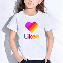 Load image into Gallery viewer, Hot Kids Likee Clothing Toddler Girl Tops LIKEE T Shirt In Boys Girls Teenagers School T-shirts Kpop Casual Students Costume
