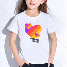 Load image into Gallery viewer, Hot Kids Likee Clothing Toddler Girl Tops LIKEE T Shirt In Boys Girls Teenagers School T-shirts Kpop Casual Students Costume
