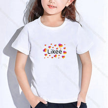 Load image into Gallery viewer, Hot Kids Likee Clothing Toddler Girl Tops LIKEE T Shirt In Boys Girls Teenagers School T-shirts Kpop Casual Students Costume
