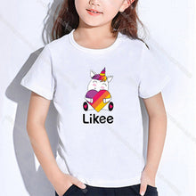 Load image into Gallery viewer, Hot Kids Likee Clothing Toddler Girl Tops LIKEE T Shirt In Boys Girls Teenagers School T-shirts Kpop Casual Students Costume
