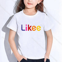Load image into Gallery viewer, Hot Kids Likee Clothing Toddler Girl Tops LIKEE T Shirt In Boys Girls Teenagers School T-shirts Kpop Casual Students Costume

