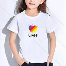 Load image into Gallery viewer, Hot Kids Likee Clothing Toddler Girl Tops LIKEE T Shirt In Boys Girls Teenagers School T-shirts Kpop Casual Students Costume
